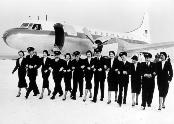 Le "Convair CV 340" de la Lufthansa, en 1955
