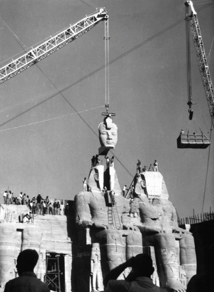 Sauvetage du temple de Ramsès en Egypte, 1968