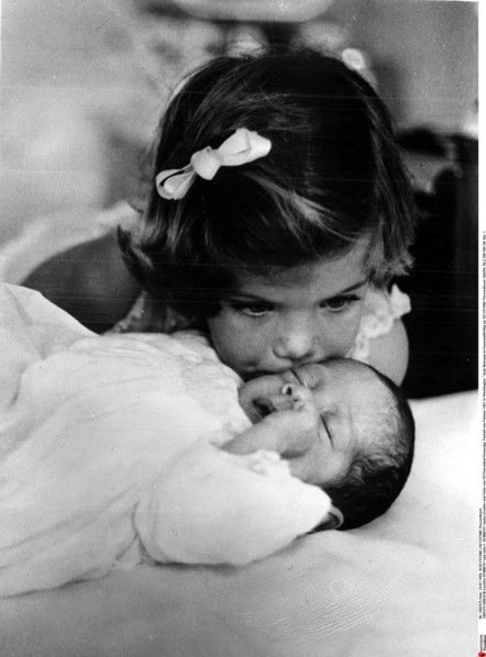Caroline and John Kennedy Jr.