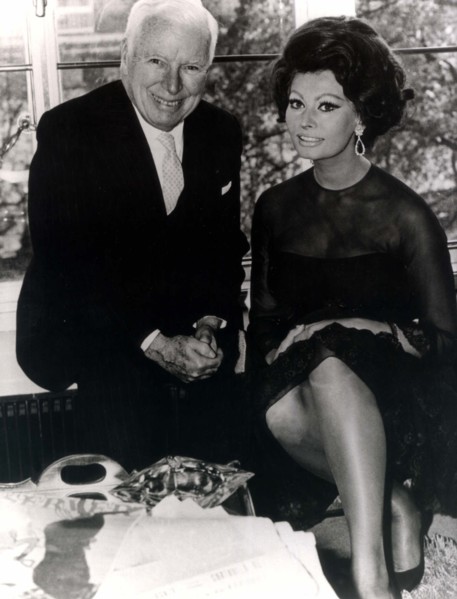 Sophia Loren et Sydney Chaplin