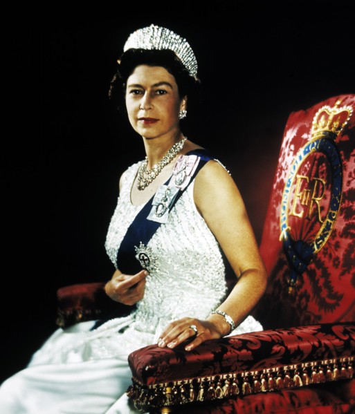 Portrait de la reine Elisabeth II