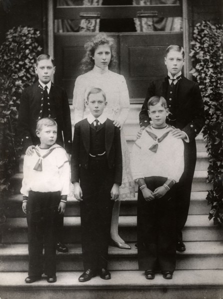 Portrait de la famille royale d'Angleterre
