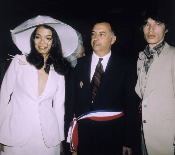 Mick et Bianca Jagger - mariage