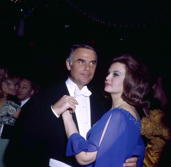 Joachim FUCHSBERGER and Gundula KORTE at Bal Paré, 1967