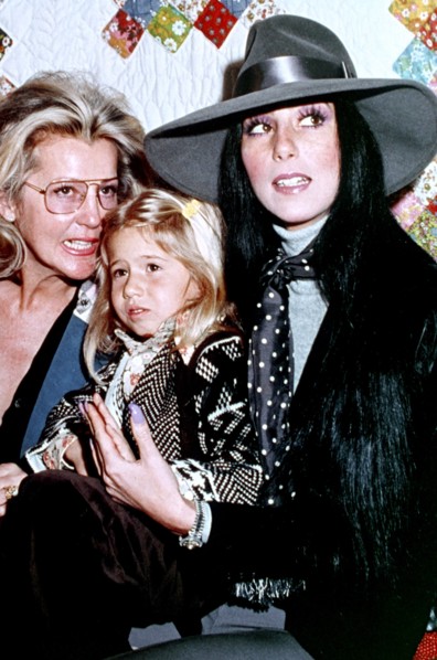 CHER with mother daughter Chastity