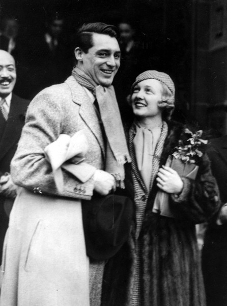 Cary GRANT with his wife Virginia CHERRILL