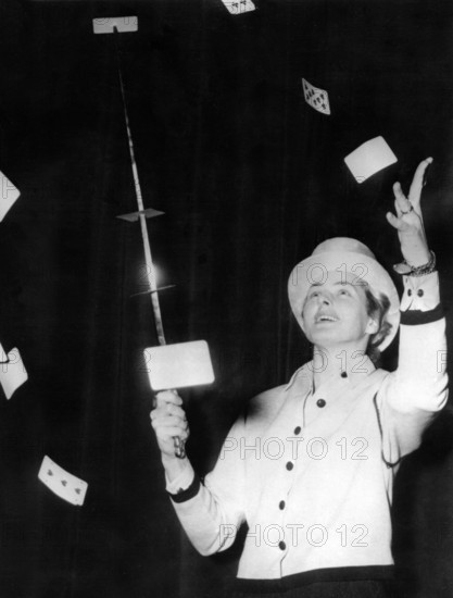 Ingrid BERGMAN in the 'Cirque d'Hiver' 1957