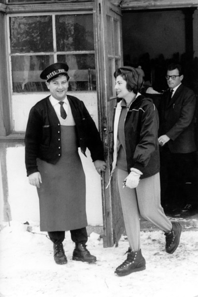 Princess SORAYA, St. Anton am Arlberg 1959
