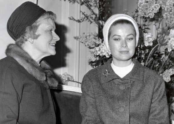 Grace KELLY with her mother Margaret KELLY, Paris 1962