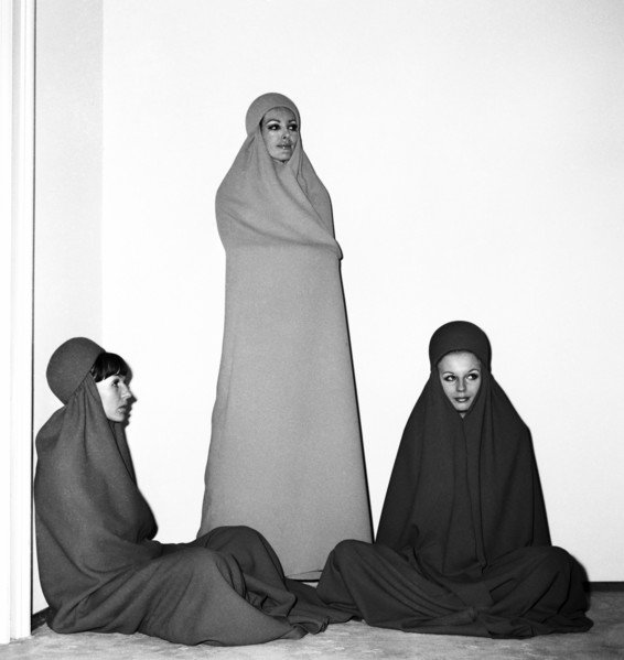 Petra SCHÜRMANN wears Bedouin look by Heinz Oestergaard, 1969