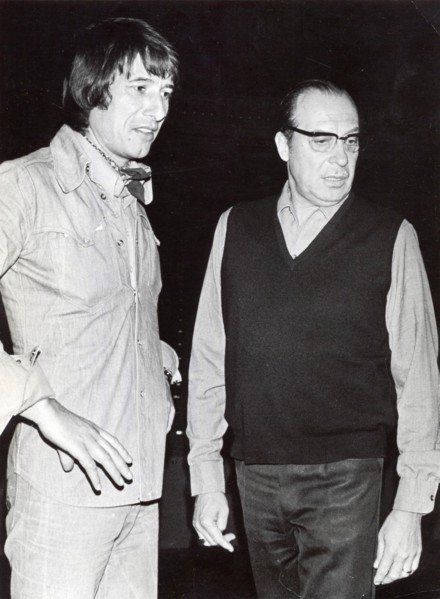 Udo JÜRGENS with Rolf KUTSCHERA, Vienna 1972