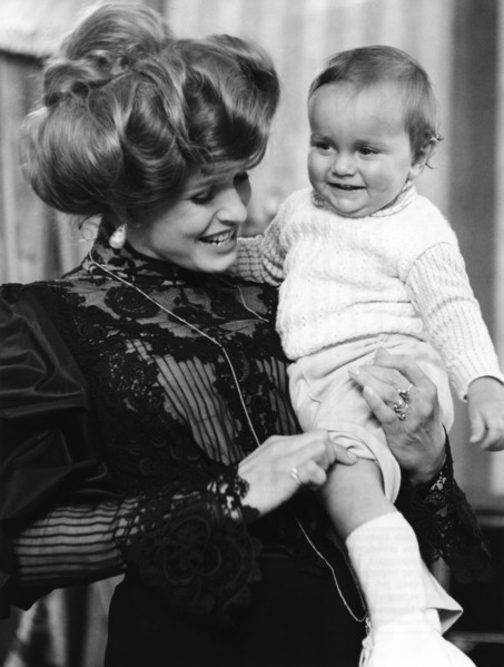 Senta Berger with son Simon Vincent Verhoeven