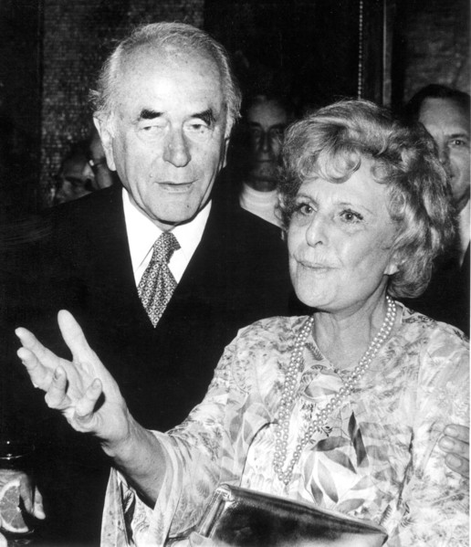 Leni RIEFENSTAHL and Albert SPEER, 1977