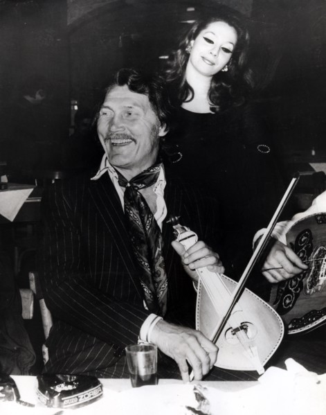 Jack PALANCE visiting Athens, 1971