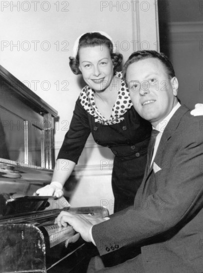 Ilse WERNER with husband Josef NIESSEN, 1960