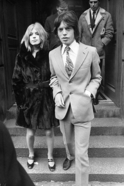 Mick JAGGER and Marianne FAITHFUL 1969