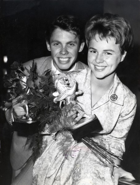Peter KRAUS and Conny FROBOESS with Silver Lions