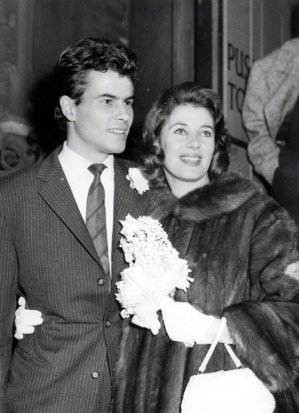 Wedding of Horst BUCHHOLZ and Myriam BRU, 1958