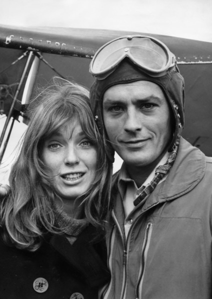 Alain DELON and Joanna SHIMKUS in "The Adventurers", 1966
