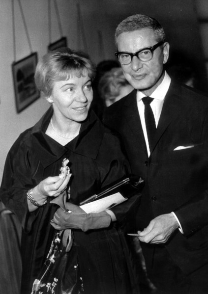 Dieter BORSCHE with his wife Uschi POSER, 1960