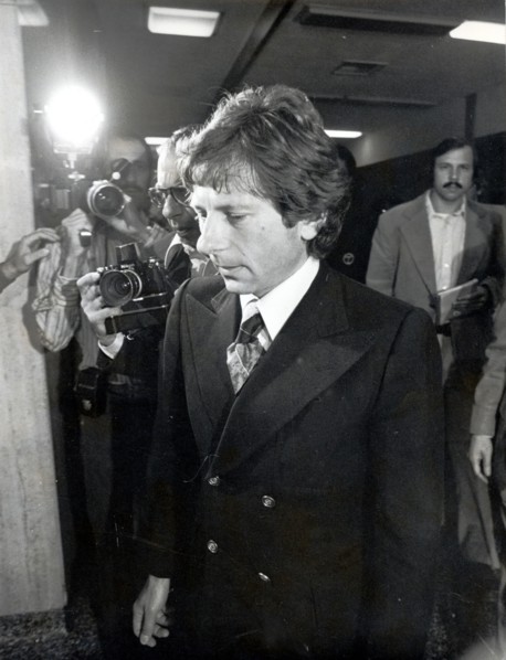 Roman POLANSKI in court, Los Angeles 1977