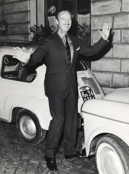 David NIVEN in Rome