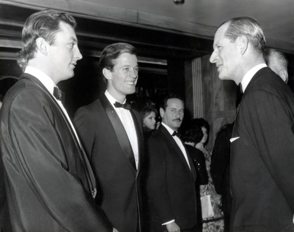Prince Philip with Peter FONDA and James MITCHUM