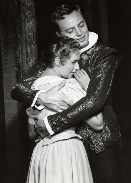Inge KONRADI and Will QUADFLIEG in 'Egmont' 1956
