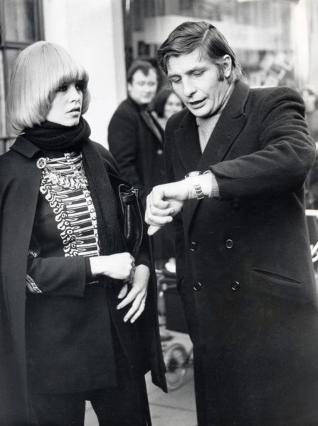 Brigitte BARDOT with Gunter SACHS in London