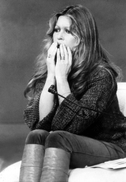 Brigitte BARDOT, portrait, emotional, 1980