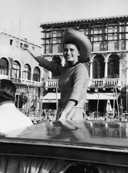 Sophia LOREN in Venice, 1958