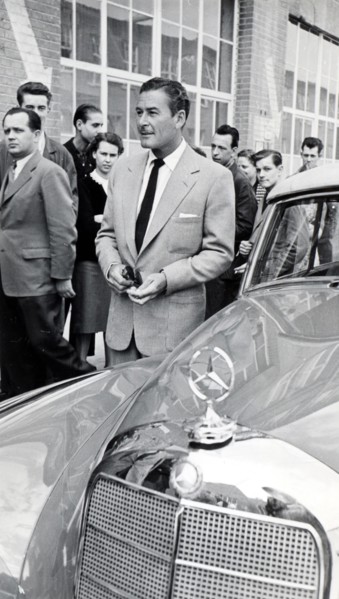 Errol FLYNN in Stuttgart 1953