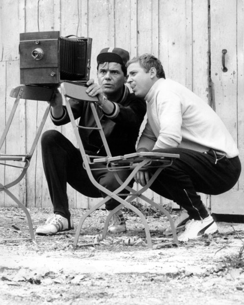Walter GILLER and Armin HARY with a camera