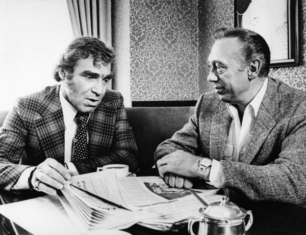 Jürgen GOSLAR and Horst TAPPERT in 'Derrick', 1976
