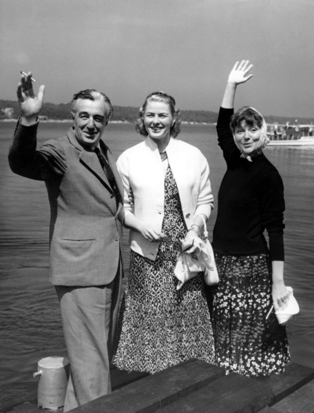 Vittorio DE SICA, Ingrid BERGMAN, Sophie DESMARETS 1956