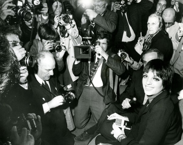 Liza MINNELLI at a press conference at the Hotel Savoy, London 1973