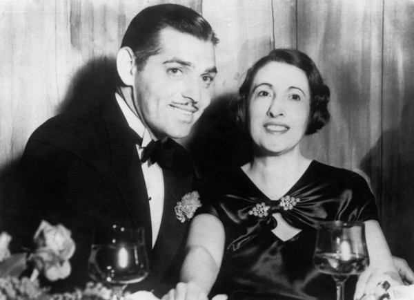 Clark GABLE with his wife Maria
