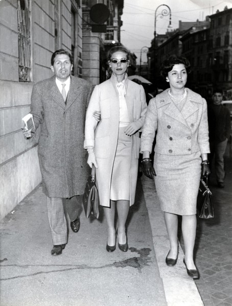 Lauren BACALL, Rome 1959