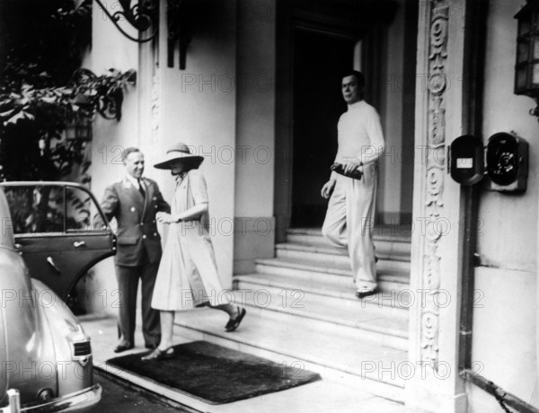 Greta GARBO and Gayelord HAUSER, Palm Beach