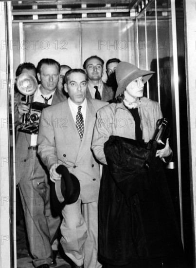 Greta GARBO, return to New York, 1949