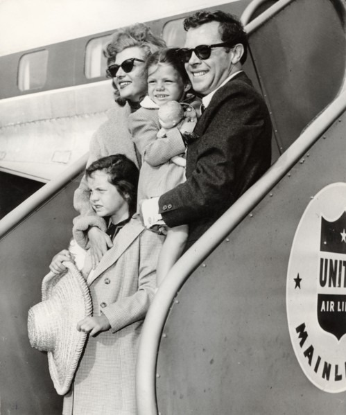 Rita HAYWORTH with family