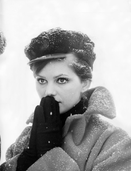 Claudia CARDINALE in the snow