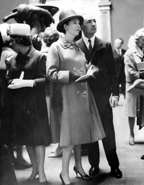 John PROFUMO and Valerie HOBSON at an exhibition, London 1963
