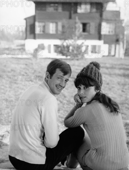 Jean Paul BELMONDO with his wife