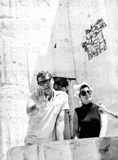 Burt LANCASTER and Marion SIVA, Athens 1968
