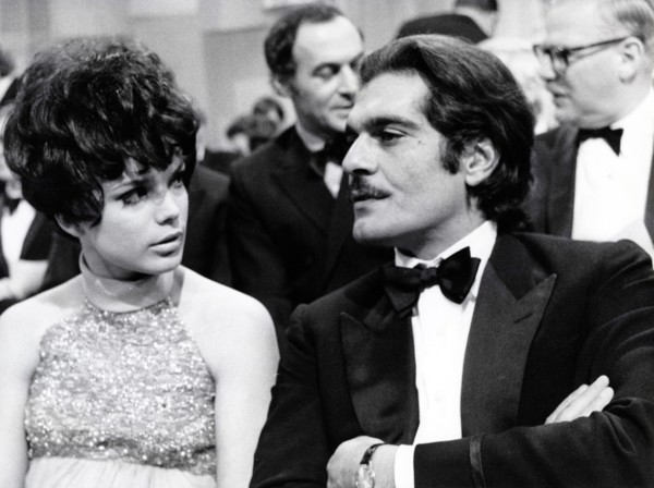 Uschi GLAS and Omar SHARIF at the 20th Bambi Awards, Munich 1968