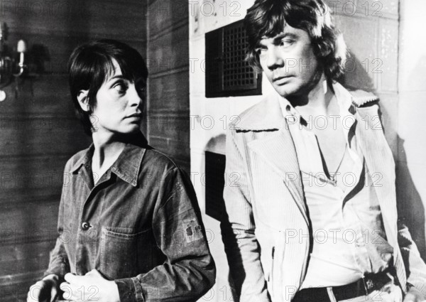 Monika BLEIBTREU and Joachim ANSORGE in the series 'The Commissioner', 1972
