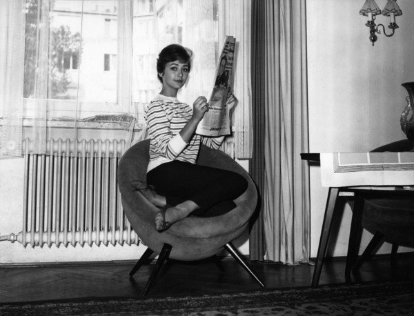 Christine KAUFMANN at home, late 50s