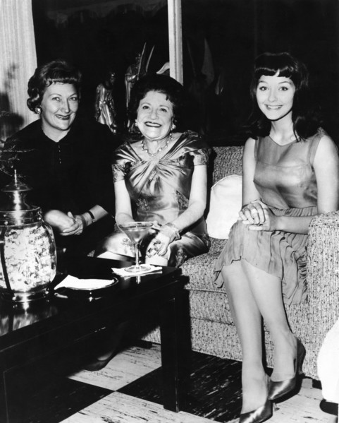 Christine KAUFMANN with Louella PARSONS