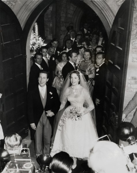 Wedding of Julie Andrews to Tony Walton, 1959